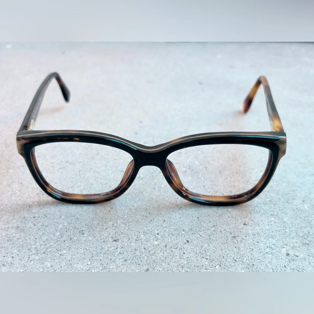 Jimmy Choo Tortoiseshell Women Cat Eye Eyeglass Frames JC145 PUU 140 Frames Only